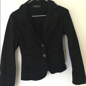 Vintage fitted black blazer